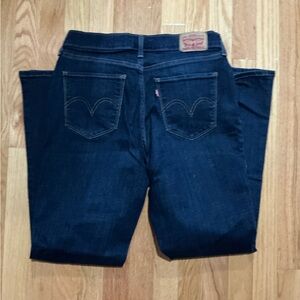 Levi's Women's Deep Indigo Cropped Jeans